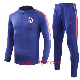 Atlético Madrid Sweatshirt Dragt Blå 2018-2019